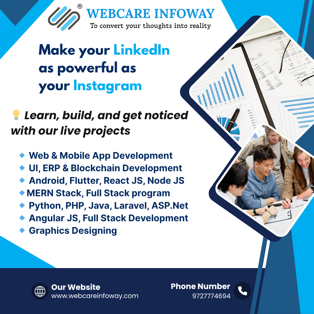 IT Internship in Rajkot � Webcare Infoway